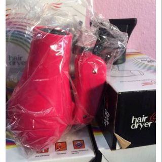 ไดร์เป่าผม hair dryer สีบานเย็น
220v