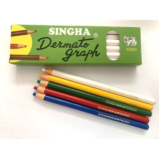 ดินสอเทียน SINGHA PENCIL No.6300 (12 ด้าม/กล่อง)