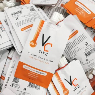 ⚡พร้อมส่ง⚡Vc Vit C Whitening Cream 7 g. 1 ซอง