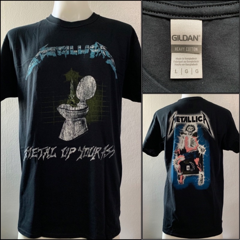 เสื้อวง Metallica : Metal up your ass