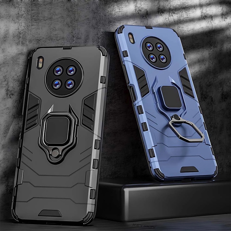 สําหรับ Huawei Nova 8i 7i 7 9 SE 9 Por Y60 Hybrid ผู้ถือแหวนขาตั้งเกราะกันกระแทกฝาครอบ