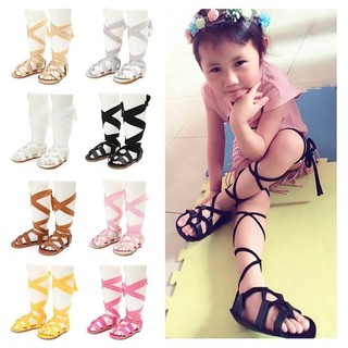 LYP Baby Girls Bandage Hollow Sandals Infant Toddler First Walkers Shoes