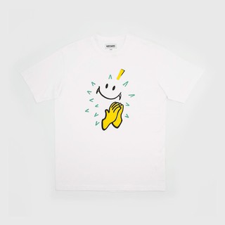 Mahanakhon Lifestyle T-Shirt Hello/Durian เสื้อยืดมหานคร สตรีทแฟชั่น ไลฟ์สไตล์ ลายทุเรียนสวัสดี สีขาว เสื้อ Oversize