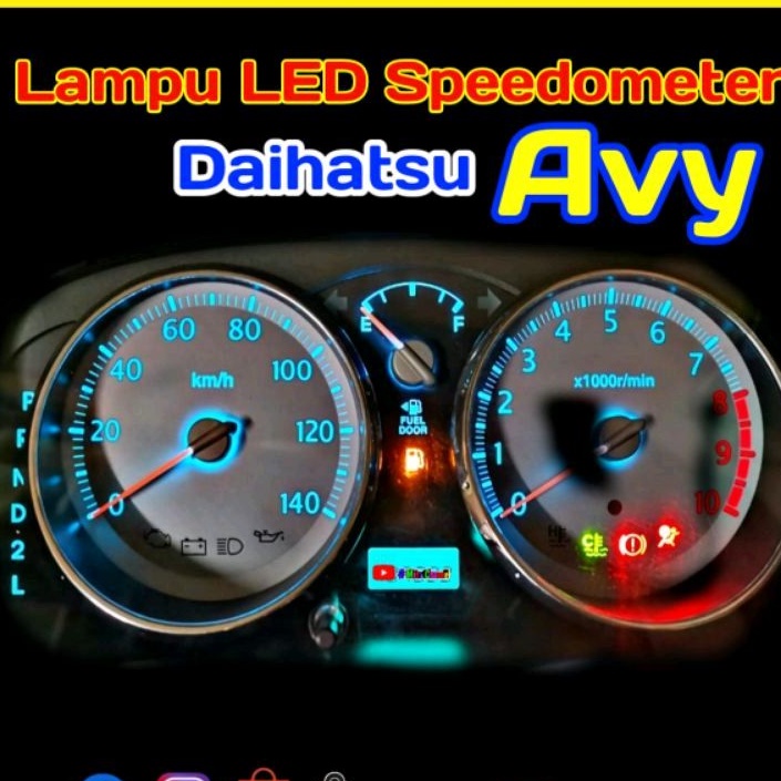 Lampu LED Speedometer Daihatsu Avy