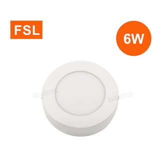 Panel LED 6W ขนาด 4 นิ้ว 220V แสงวอร์ม/เดย์