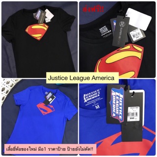 เสื้อJustice League America(ของแท้จากช้อป) มี2สี มือ1 ราคาป้าย ส่งฟรี!! (เลื่อนดูไซส์รูปสุดท้าย)