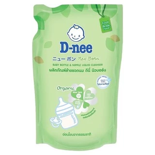 D-nee ดีนี่ น้ำยาล้างขวดนม ออร์แกนิค ชนิดเติม 550มล./650มล. G10XX32
