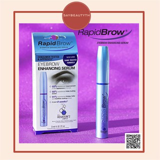 [🔥แท้ ราคาโปร ส่งฟรี🔥] ของแท้ต้องมีเลขอย.ไทย RapidBrow Eyebrow Enhancing Serum เซรั่มบำรุงขนคิ้ว