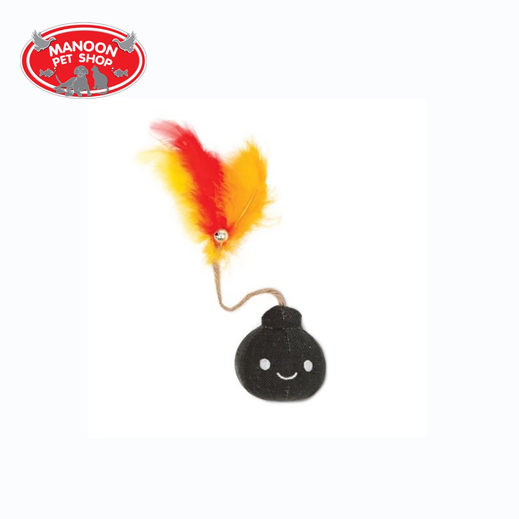 สินค้ารวมส่งฟรี⚡ [MANOON] Catit Play Pirates Catnip Toy - Bomb ของเล่นแมว รูประเบิด (Size 11.5x29x11.5cm) ❤️ 🚛COD.เก็บเงินปลายทาง