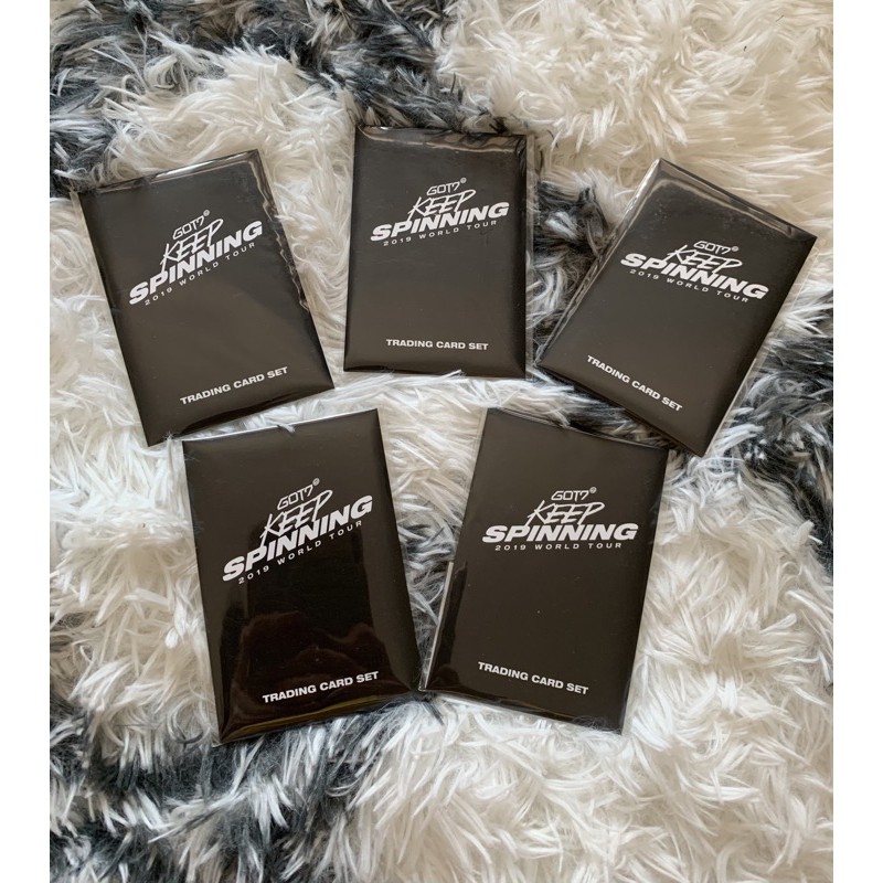 (พร้อมส่ง) got7 keep spinning card set