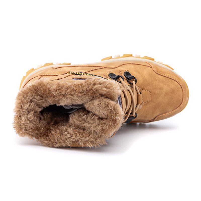 NEW Winter Warm Children Boy Fur Boots Outdoor Antislip Toddler Kids