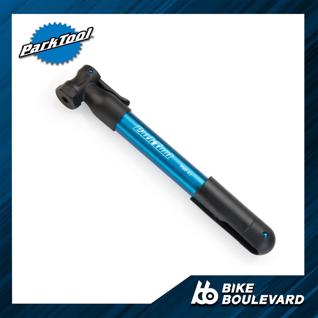 PARK TOOL PMP-3.2 ที่สูบลมขนาดเล็กเหมาะสำหรับการพกพาและสามารถติดไว้กับเฟรมจักรยานได้ วัสดุทำมาจากอลูมิเนียม จาก USA