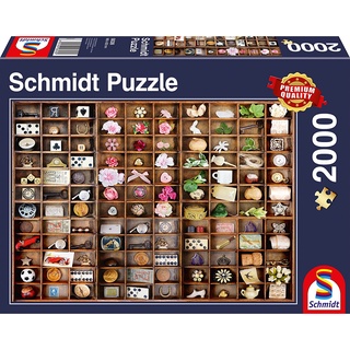 (ลดราคากล่องบุบนิดหน่อย) จิ๊กซอว์ Schmidt - Miniature Treasures  2000 piece  (ของแท้  มีสินค้าพร้อมส่ง)