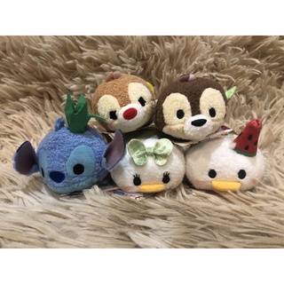 Tsum Tsum summer set ตุ๊กตาดีสนีย์ของแท้ ตุ๊กตาซูมซูม ตุ๊กตาดีสนีย์