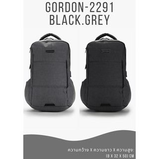 V2WORLD กระเป๋าเป้ รุ่น GORDON-2291 (BLACK,GREY)