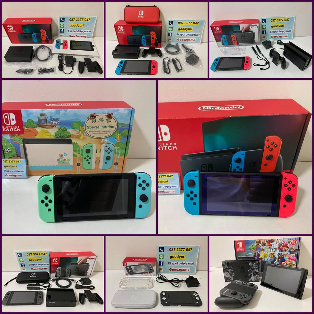 HZ เครื่องเกม Nintendo Switch กล่องขาว กล่องแดง Lite สภาพดี [มือสอง]