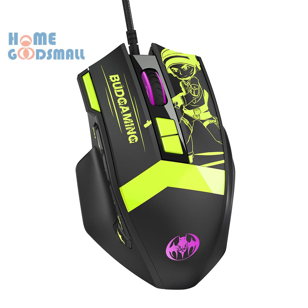 READY STOCK BLOODBAT GM28 RGB USB Wired Mouse 12 Buttons 7200DPI ...