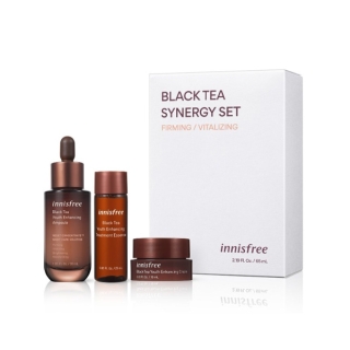 innisfree Black Tea Youth Enhancing Ampoule Special Set อินนิสฟรี ชาดำ แอมพลู เซต