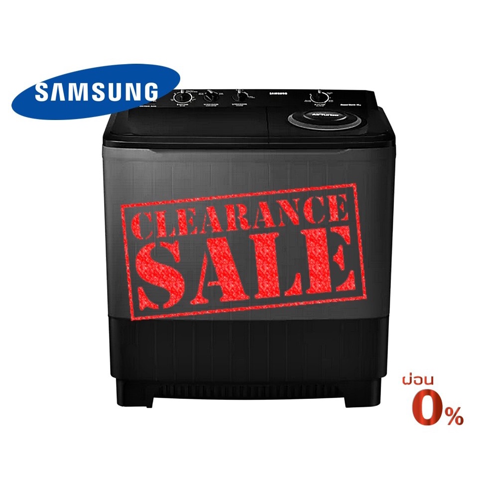 [ผ่อน0%10ด] Samsung เครื่องซักผ้า 2 ถัง WT16B5240BA/ST 16 kg. (ชลบุรีส่งฟรี)