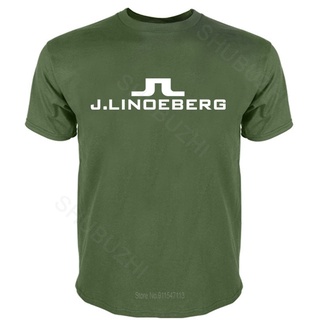 GILDAN เสื้อยืดแขนสั้น ผ้าฝ้าย 100% พิมพ์ลายโลโก้ J Lindeberg Golfer พลัสไซซ์ สีดํา แฟชั่นฤดูร้อน สําหรับผู้ชายSize S-5X