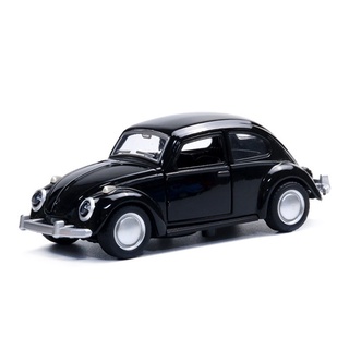 โมเดลรถเต่า VOLKSWAGEN CLASSICAL BEETLE 1967 โมเดลรถเหล็กสีขาว  สวย งานละเอียด - ของเล่น ของสะสม ของขวัญ