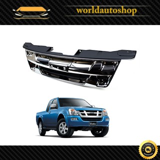 กระจังหน้า เทียม ชุป+ดำ Isuzu  D-Max Pattinum 2WD 4WD ปี2007 - 2011