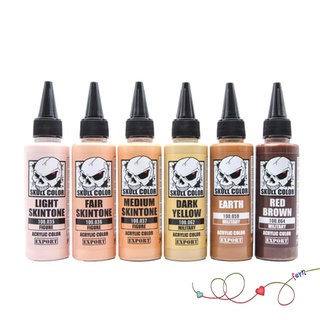 SKULL COLOR สีอะคริลิค ผสมสำเร็จ 60 ml