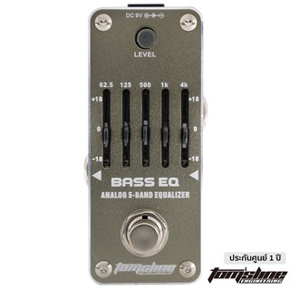 Tomsline AEB-3 Bass EQ เอฟเฟคกีตาร์เบส มีตัวปรับ EQ 5 แบนด์ (Analog 5-Band Equalizer Pedal) ** รับประกันศูนย์ 1 ปี **