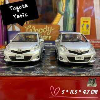 โมเดลรถ Toyota Yaris 1:32 (5*11.5*4.7 cm)