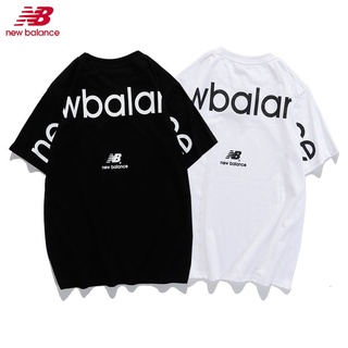 New Balance Cotton Men and Women เสื้อคู่รักแขนสั้น M-2XL