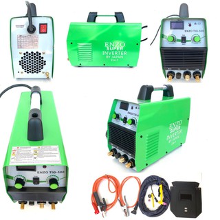 เชื่อมอินเวอร์เตอร์  ENZO เชื่อมอินเวอร์เตอร์  รุ่น INVERTER TIG-500  2 IN 1 ใช้ได้ทั้ง 2 ระบบ ทั้ง ARC และ TIG และกระแส