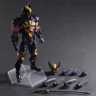 Figma ฟิกม่า Model Figure Play Arts Kai Square Enix Marvel X-MEN Wolverine James Howlett Hudson X-เม็น วูล์ฟเวอรีน