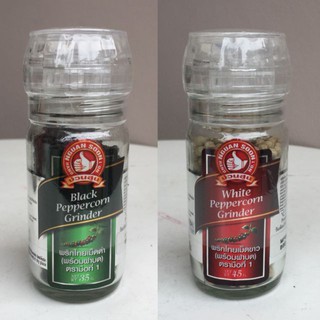 [คีโต/clean] ตรามือ พริกไทยเม็ดดำหัวบด 35 กรัม/Hand brand pepper, ground black pepper 35 grams