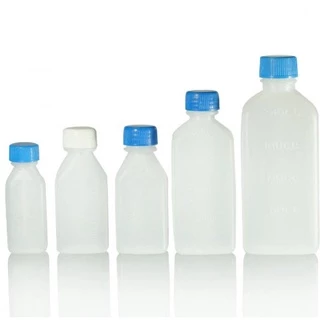 ขวดยาน้ำ 30 / 60 cc. 100 ขวดยา ขวดยาพลาสติก ขวดพลาสติก (คละสี)