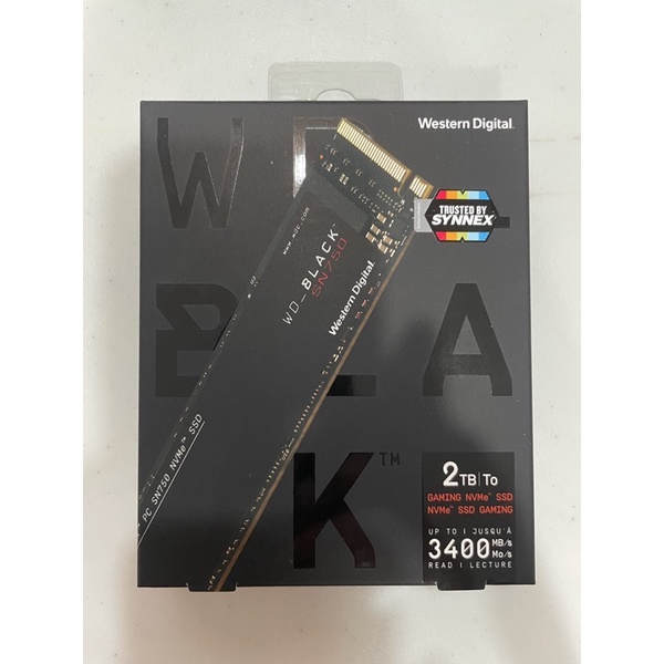 WD BLACK SN750 2TB SSD NVMe M.2 2280 WDS200T3X0C Gen 3