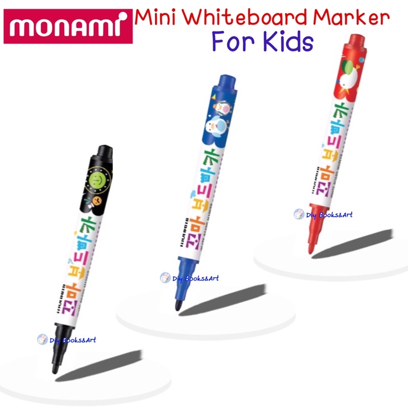 Monami ปากกาไวท์บอร์ด รุ่น มินิ บอร์ด Mini White Board Marker 1.0 mm ปากกาไวท์บอร์ดโมนามิหัวเล็ก 1.0 มม.