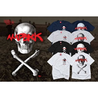 A.M.P. เสื้อสกรีนลาย "CROSS SKULL" SHORT SLEEVE TEE