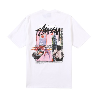 เสื้อยืดแขนสั้น คอกลม พิมพ์ลายกราฟฟิติ Stussy Daydream แฟชั่นฤดูร้อน สําหรับผู้ชาย และผู้หญิง