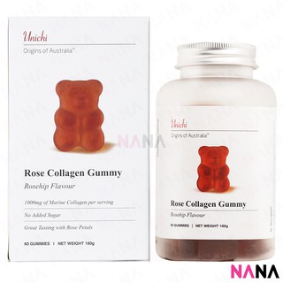 Unichi Rose Collagen Gummy Bear 60 Gummies (EXP:12 2025)