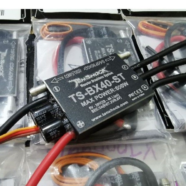 TENSHOCK BX40 MARINE BRUSHLESS 40A ESC สําหรับ RC BOAT