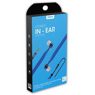 หูฟัง Wesdar-R2 Earphone Stereo in-ear (Green/Purple/Black/Orange)