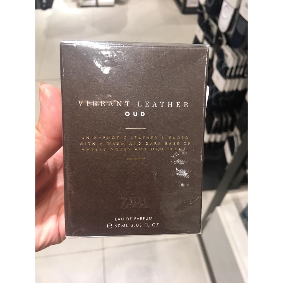 น้ำหอม ZARA ของแท้ กลิ่น VIBRANT LEATHER OUD 60 ml