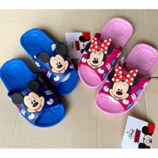 รองเท้าแตะเด็ก ลาย Mickey Minnie Mouse MN681