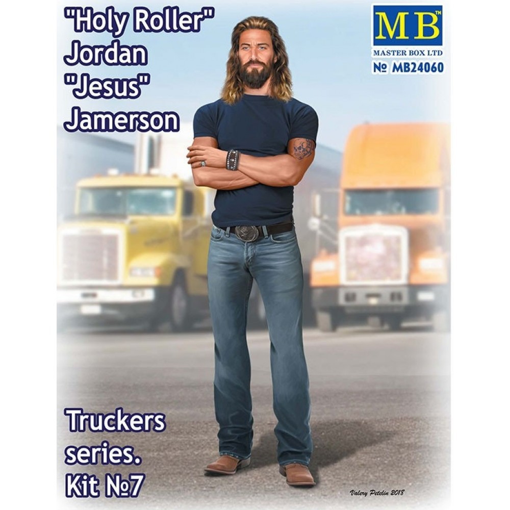 ฟิกเกอร์โมเดล Figure Model 1/24 Master Box MB24060 Holy Roller Jordan Jesus Jamerson