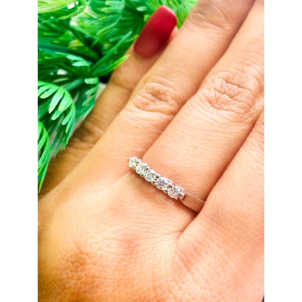 Engagement band Diamond ring