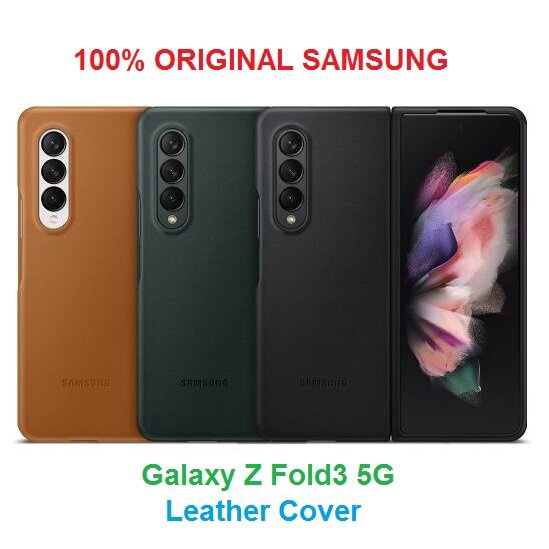 SAMSUNG เคสหนัง Galaxy Z Fold3 Z Fold 3 5G ของแท้ 100%
