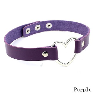 PU สร้อยคอรักคอสร้อยคอ Choker Gothic Funky Buckle Rivet