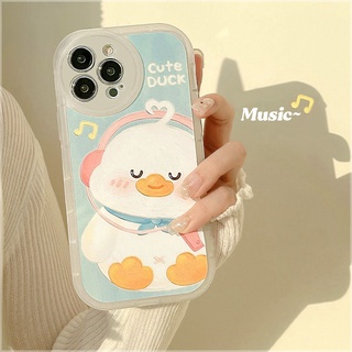 เคส OPPO A57 2022 เคส OPPO A15 เคส OPPO A16 เคส OPPO A12 เคส OPPO A5 เคส OPPO A53 A54 A74 5G A7 A5S A93 5G A76 A94 5G A96 F7 F9 F11 Pro A16K A16E A15S A92 A5 2020 เคสโทรศัพท์ซิลิโคนลายเป็ดน่ารัก