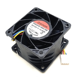 PF60381B1-000C-S99 For Sunon 6cm Powerful Cooling fan 60mm 6038 12V server fan Dual ball high volume PWM Fan