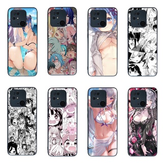 เคสป้องกันโทรศัพท์มือถือ ลายการ์ตูนอนิเมะ Hentai Ahegao น่ารัก สําหรับ Redmi 10c